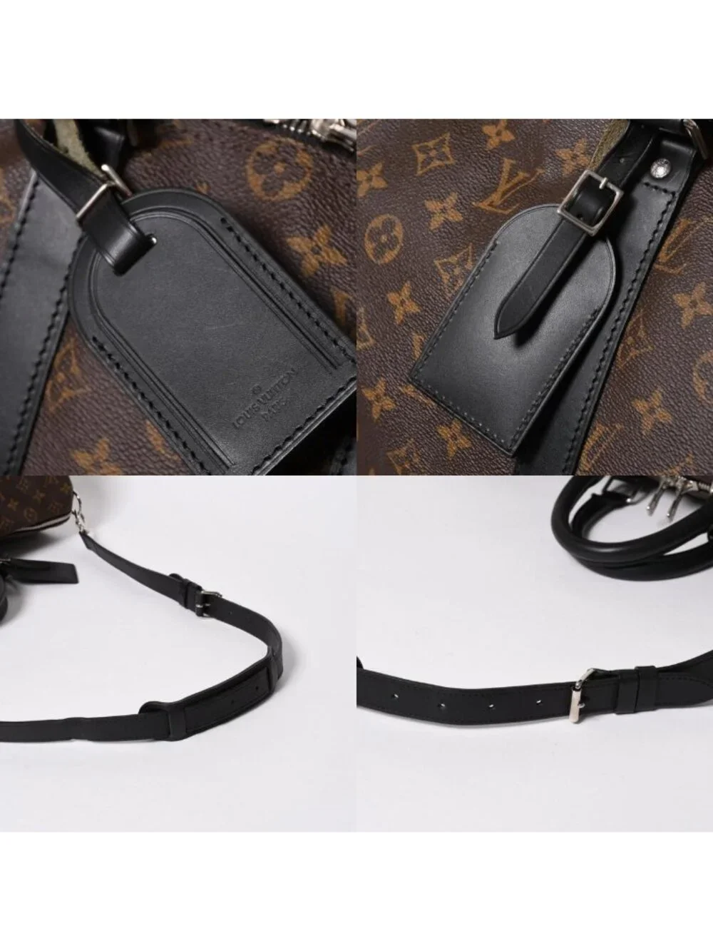 Louis Vuitton Boston Bag Keepall Bandouliere 45 Monogram Brown Gold
